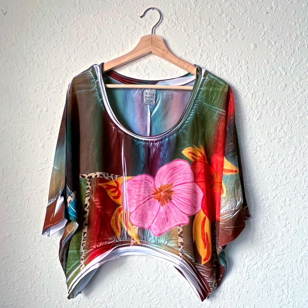 Antony Giuston sheer floral blouse
